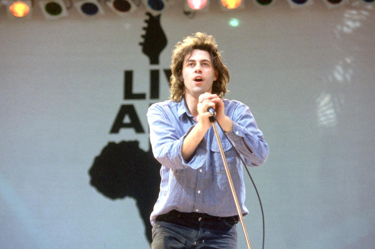 音乐节的组织者是 Bob Geldof。照片：史蒂夫拉波特