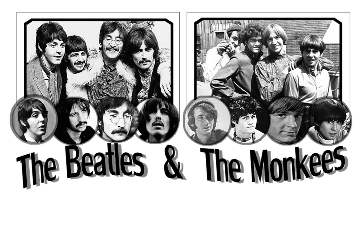 The Beatles and The Monkees