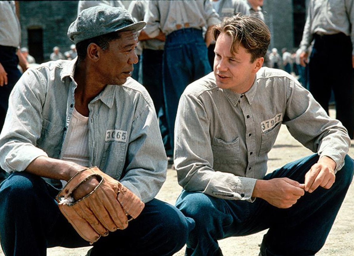Shot from the film "The Shawshank Redemption"