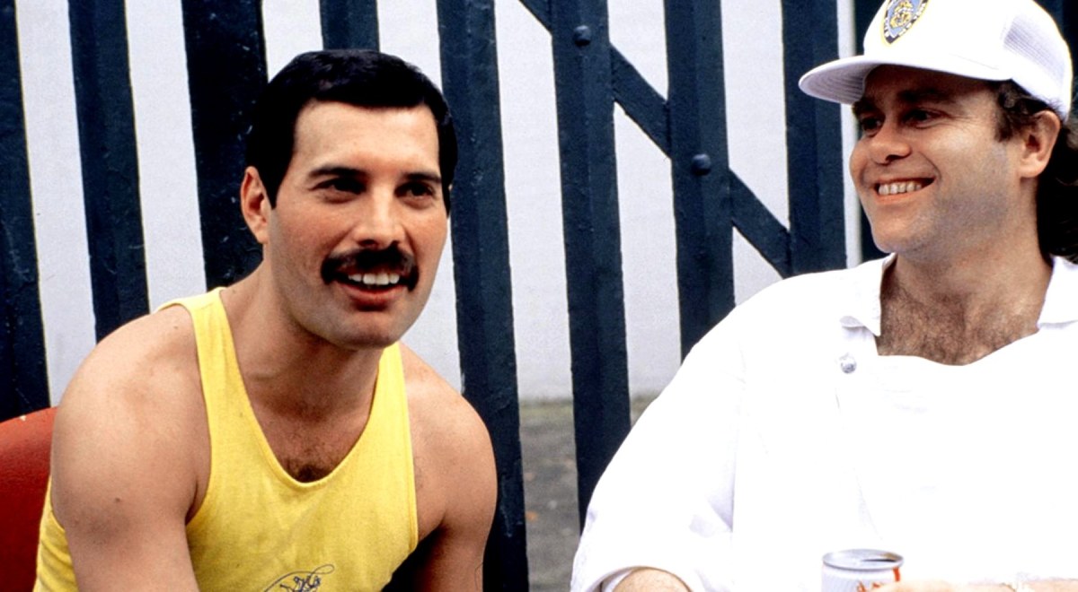 Freddie Mercury and Elton John