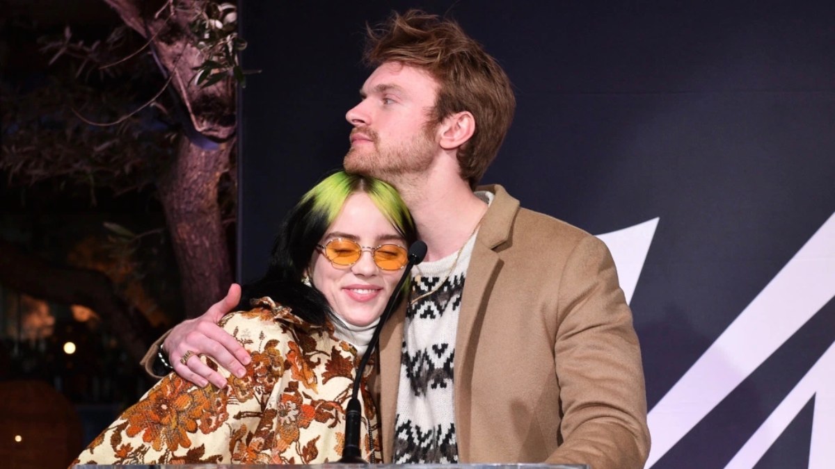 Finneas O'Connell with sister Billie Eilish