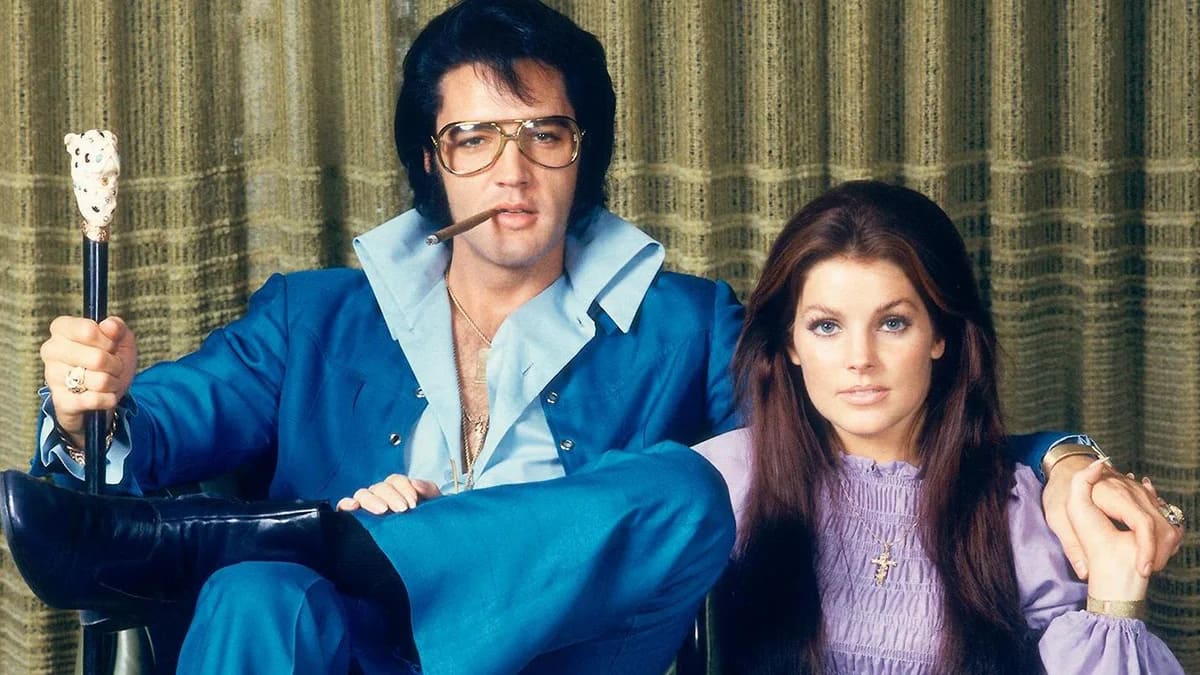 The incomparable king of rock and roll Elvis Presley and his wife Priscilla Presley