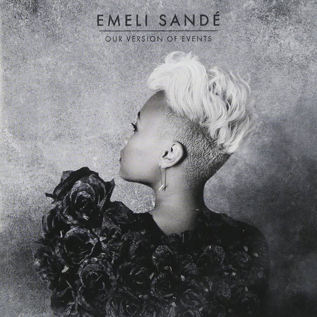Our Version Of Events was a successful debut for Scottish singer-songwriter Emeli Sande (album cover)