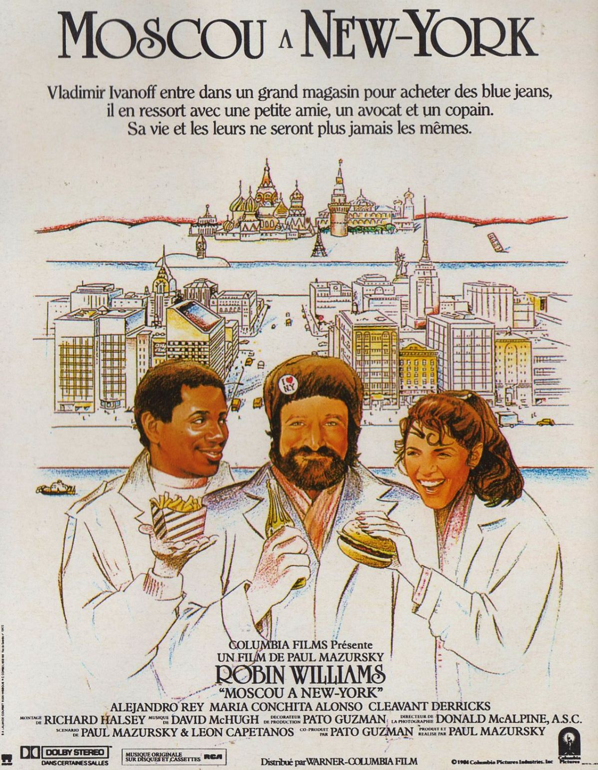 Moscow on the Hudson, movie poster...