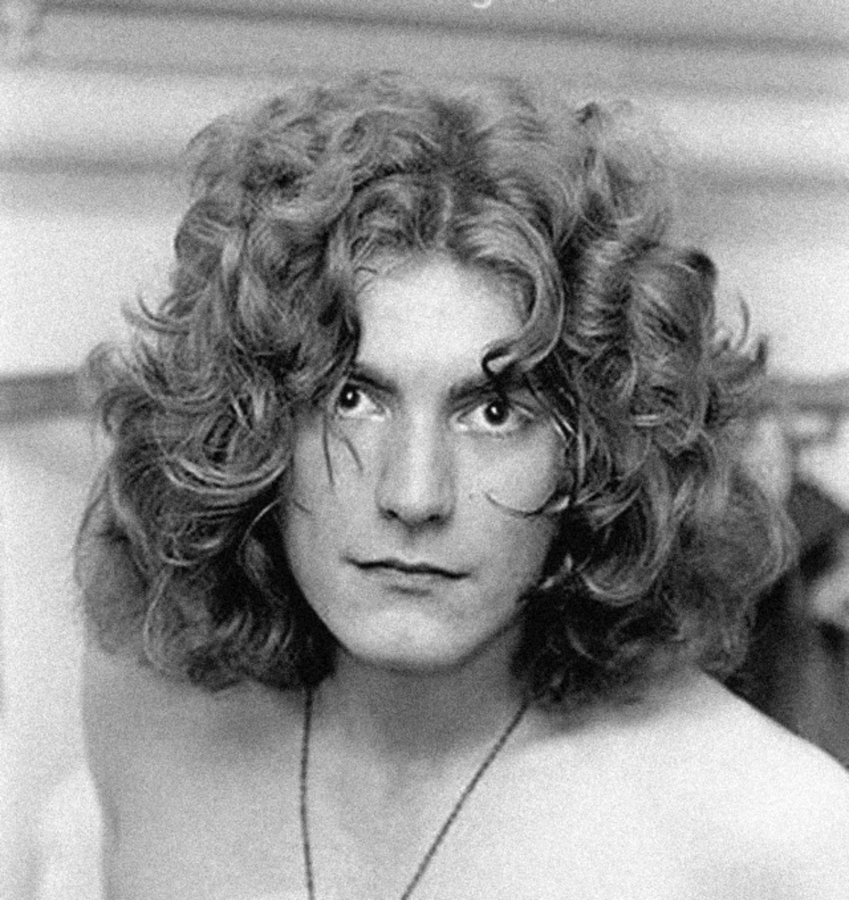 Robert Plant as a young man.