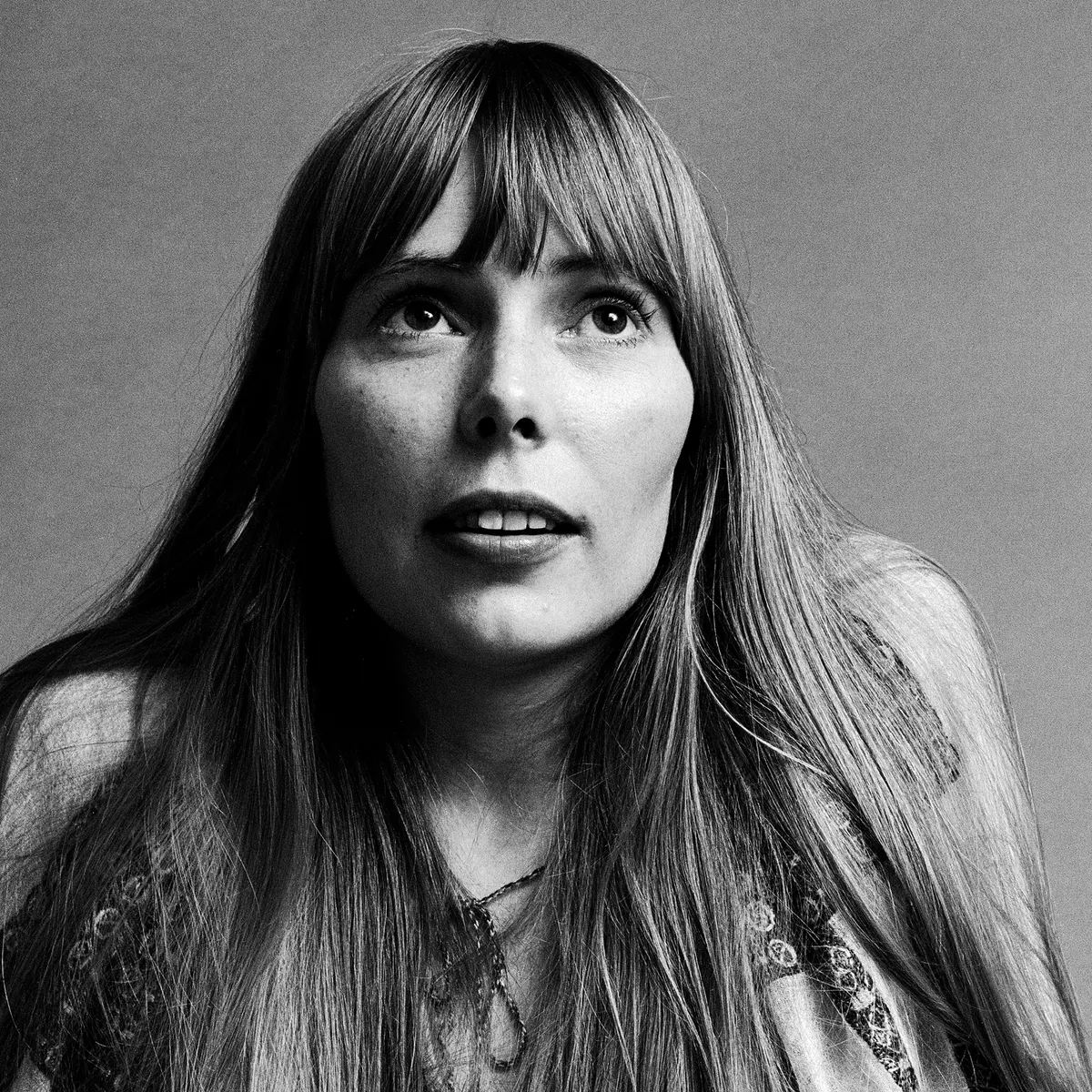 Young and charming Joni Mitchell...