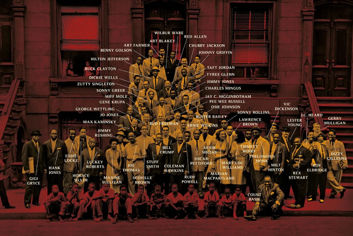 "Great Day in Harlem", or "Harlem 1958"