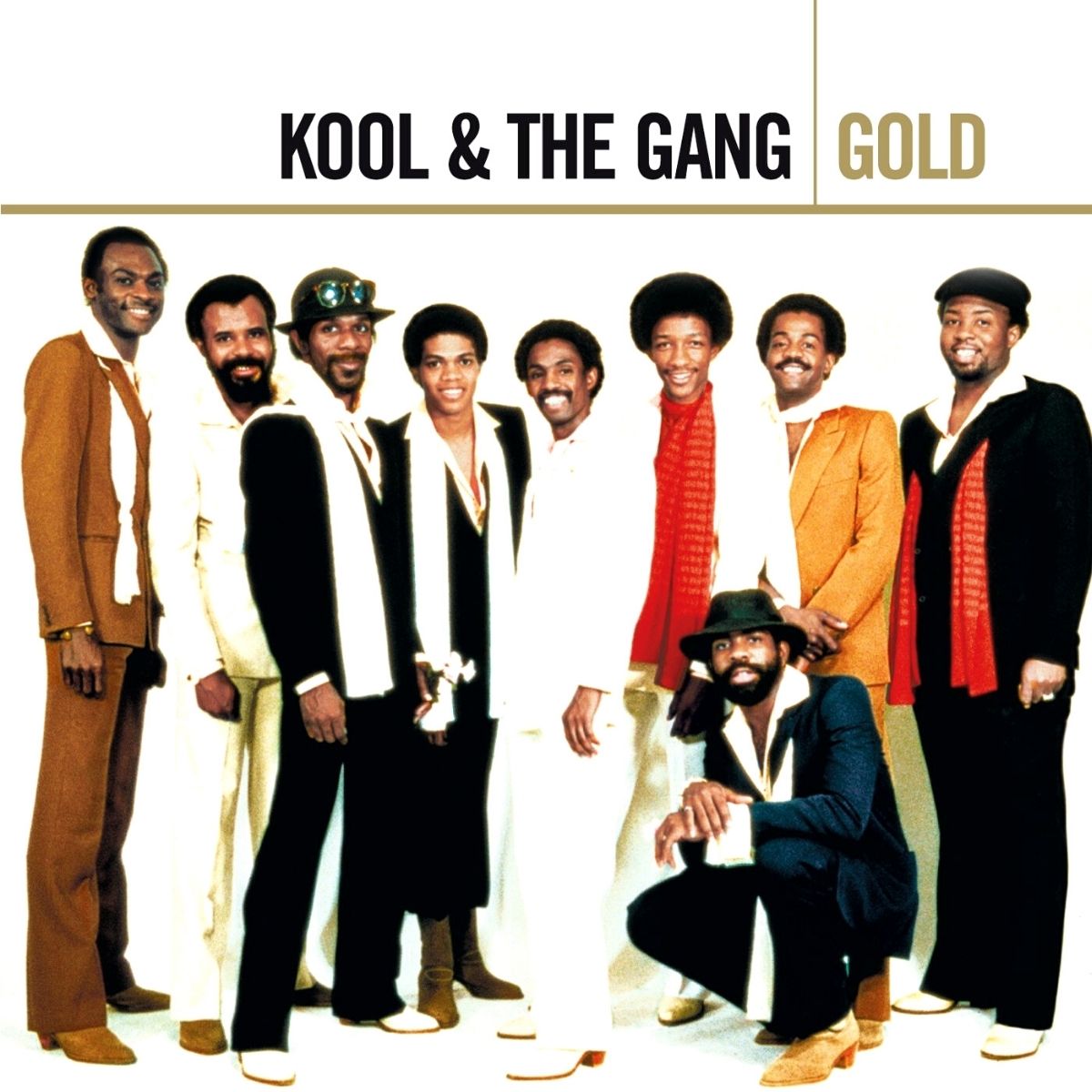 Kool & The Gang on their album cover