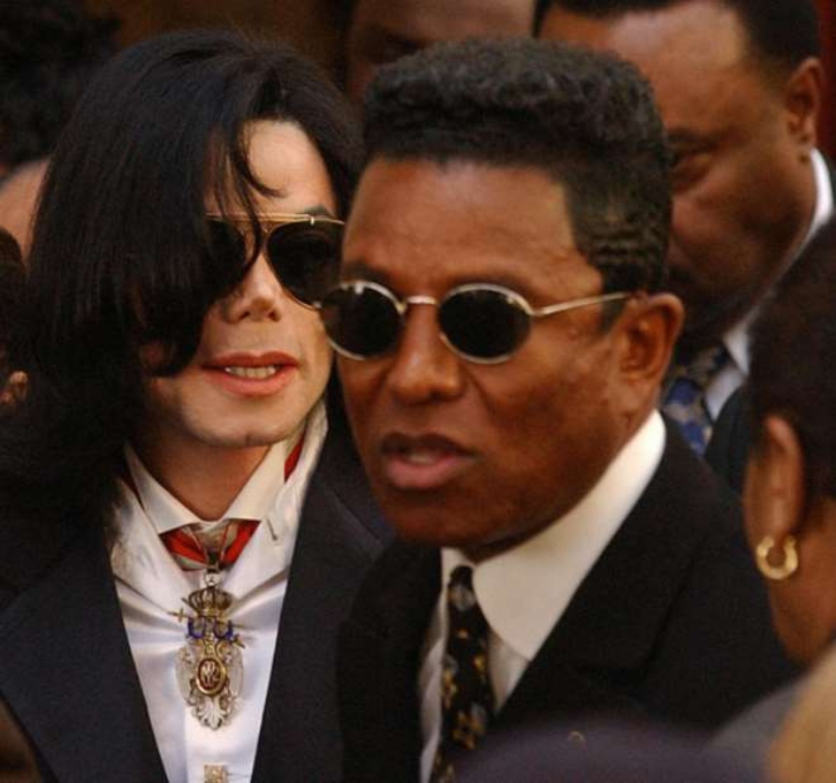 Michael and Jermaine Jackson