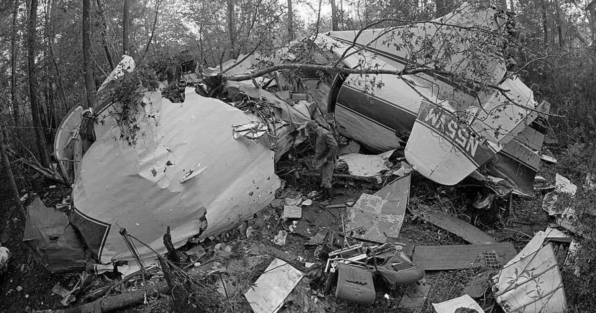 Crashed plane Lynyrd Skynyrd...