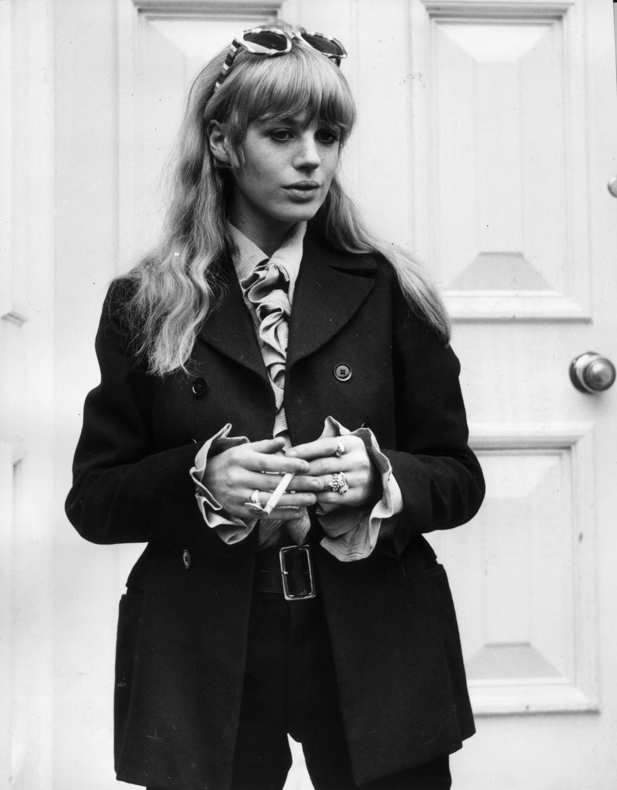 Gorgeous Marianne Faithfull in her youth...
