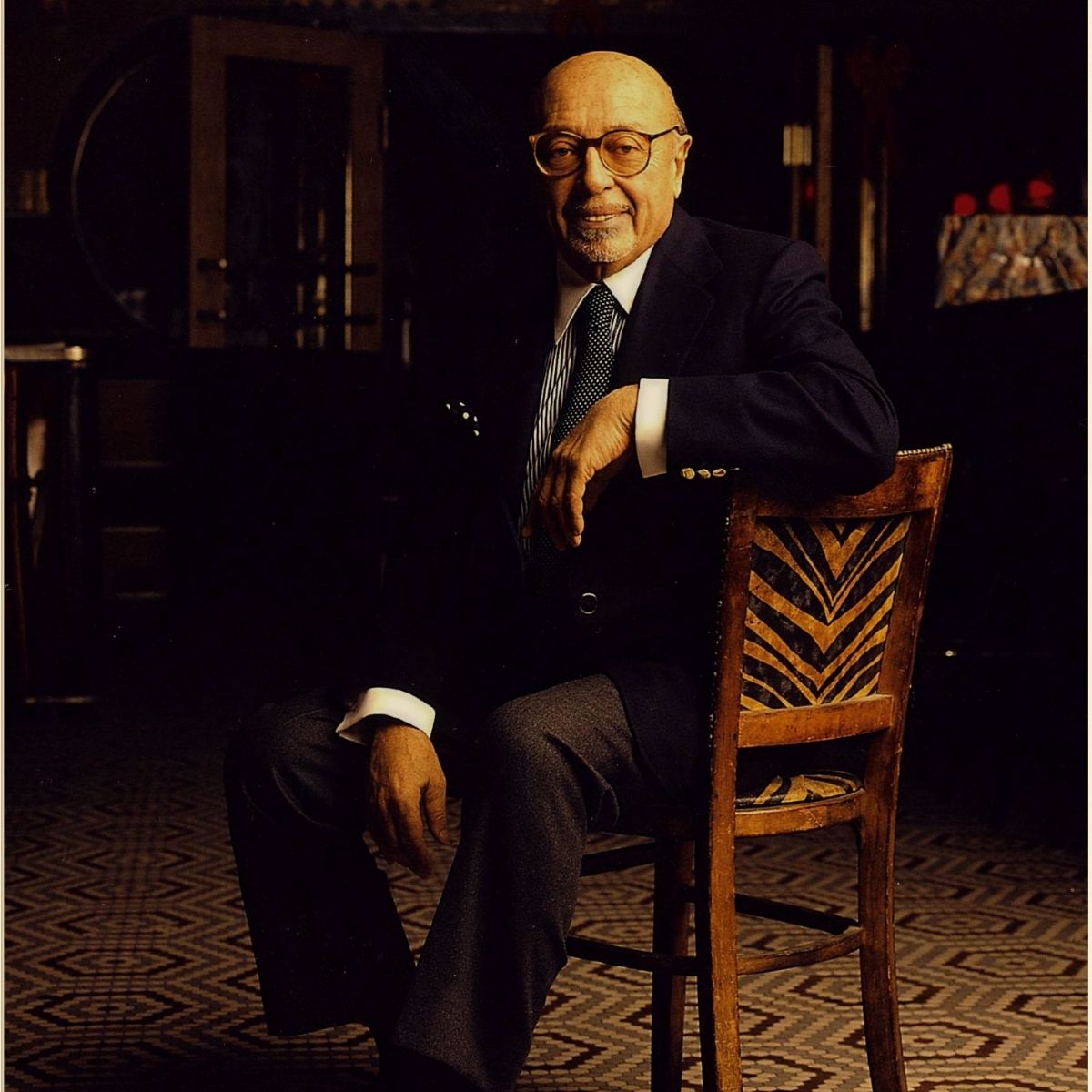 Ahmet Ertegun, one of the main creators of the Rock and Roll Hall of Fame