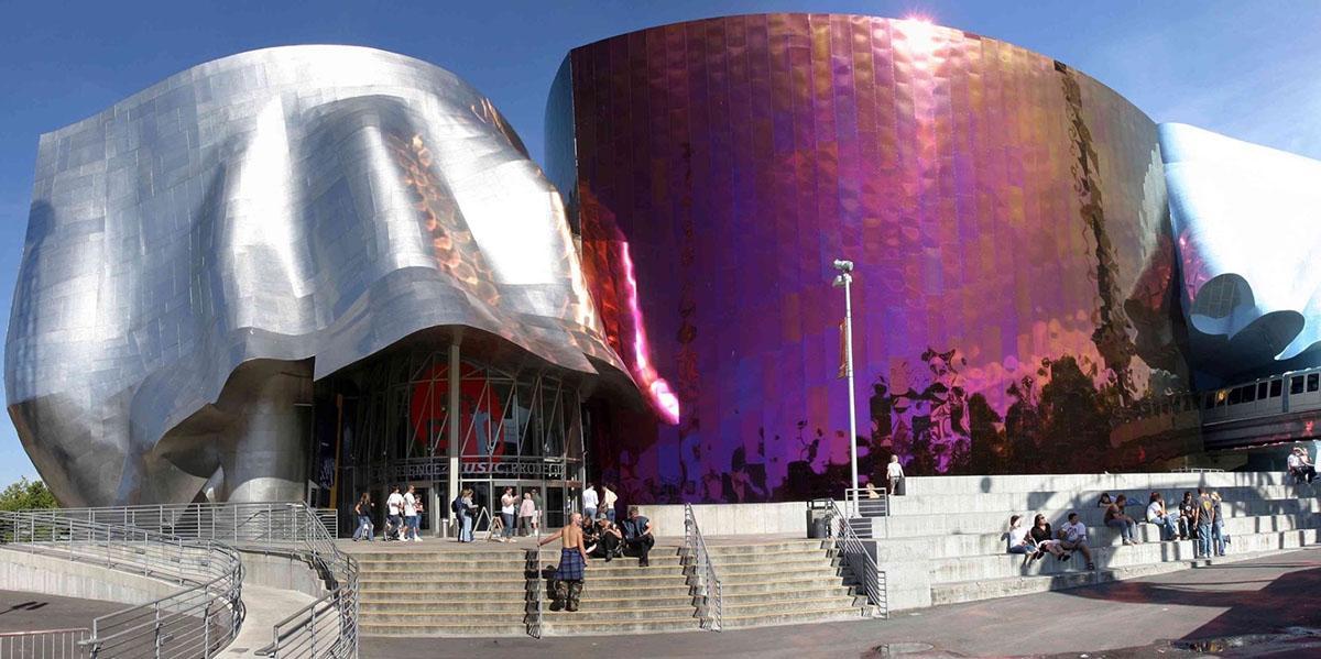 Museum of Pop Culture in Seattle, one of the halls of which is called the "Heavenly Temple"