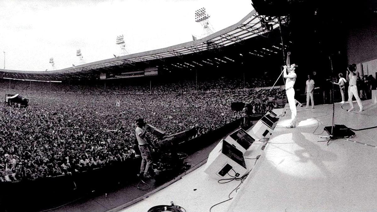 A brilhante apresentação de Freddie tornou-se um símbolo do festival