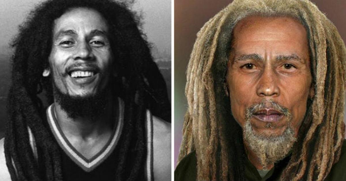 Bob Marley im Alter von 70 Jahren