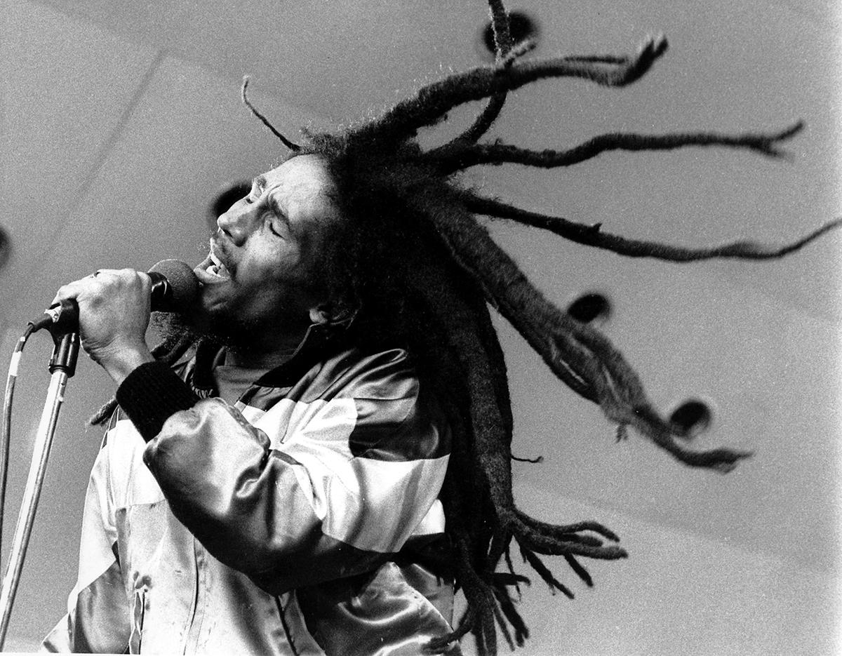 Bob Marley im Crystal Palace. Foto: David Corio