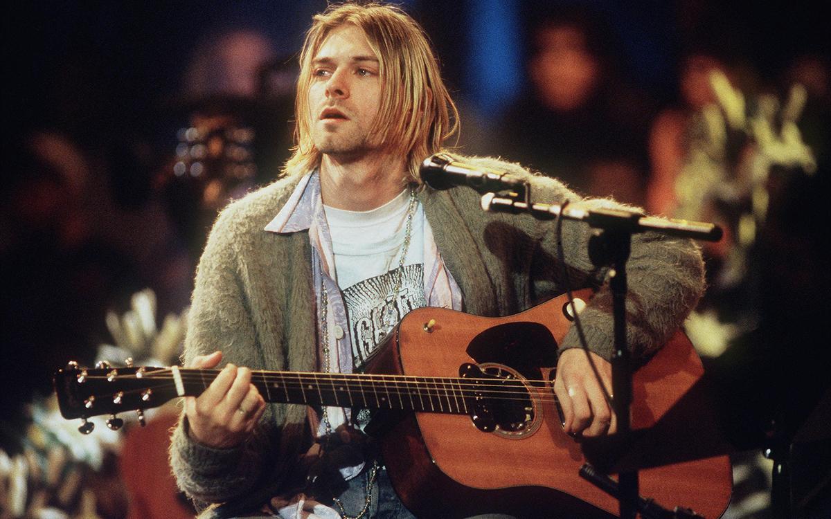 Kurt Cobain bei MTV Unplugged NY