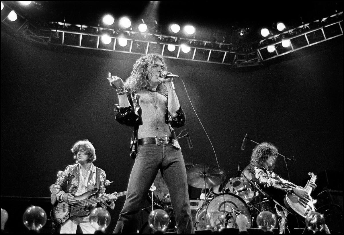 Led Zeppelin. Photo : Dick Barnatt