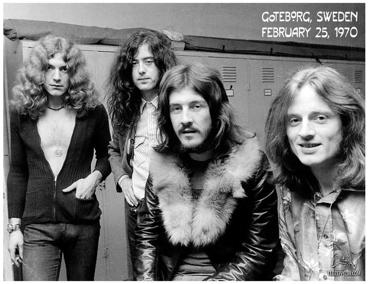Led Zeppelin, Sweden. 25 February 1970