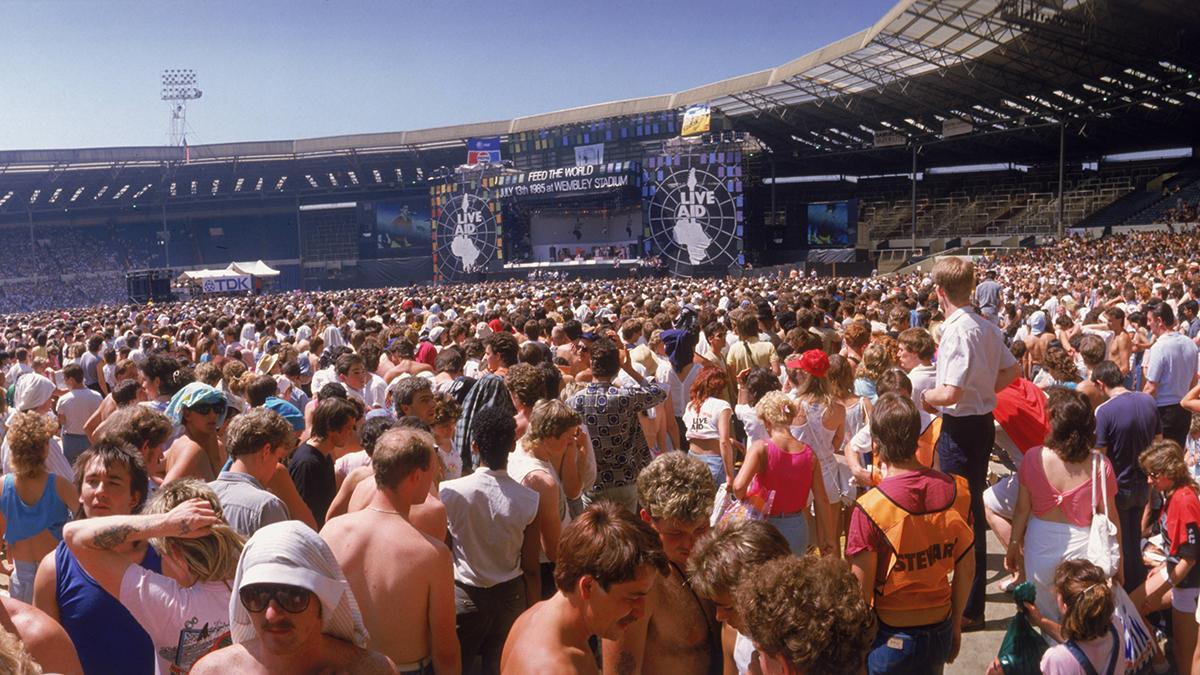 Over 72,000 people gathered at Wembley Stadium