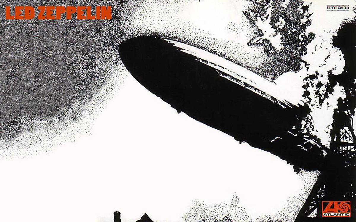 Capa do primeiro álbum de estúdio da Led Zeppelin