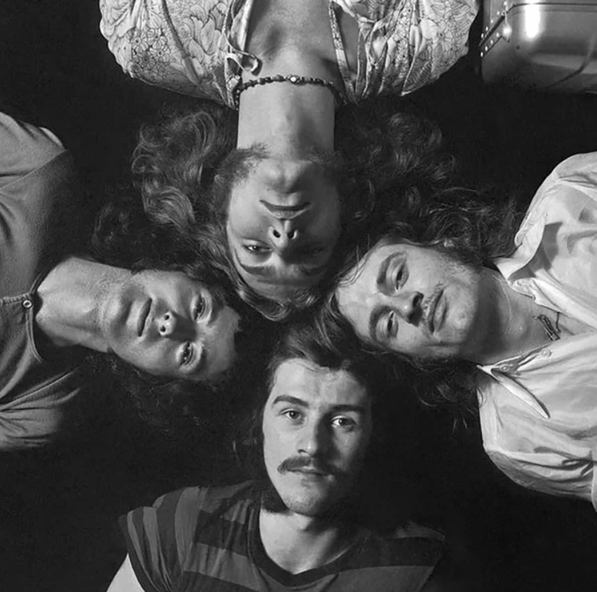 Редкая фотография молодых участников Led Zeppelin