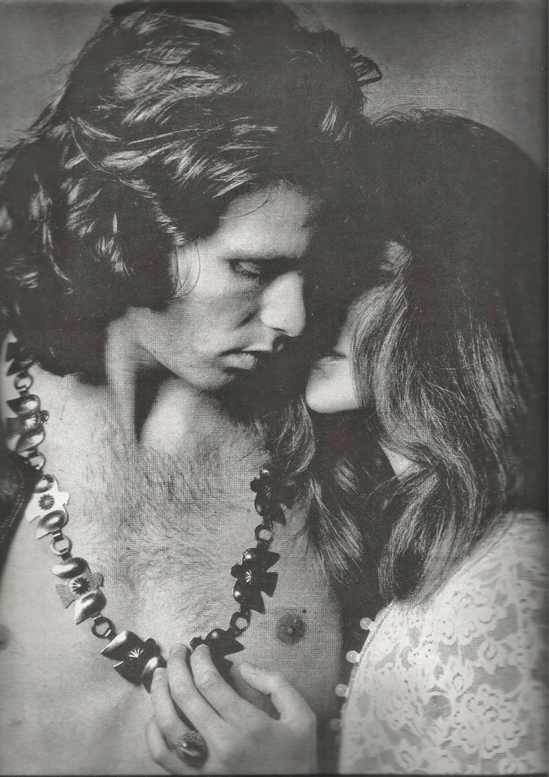 Jim Morrison e a modelo Donna Mitchell