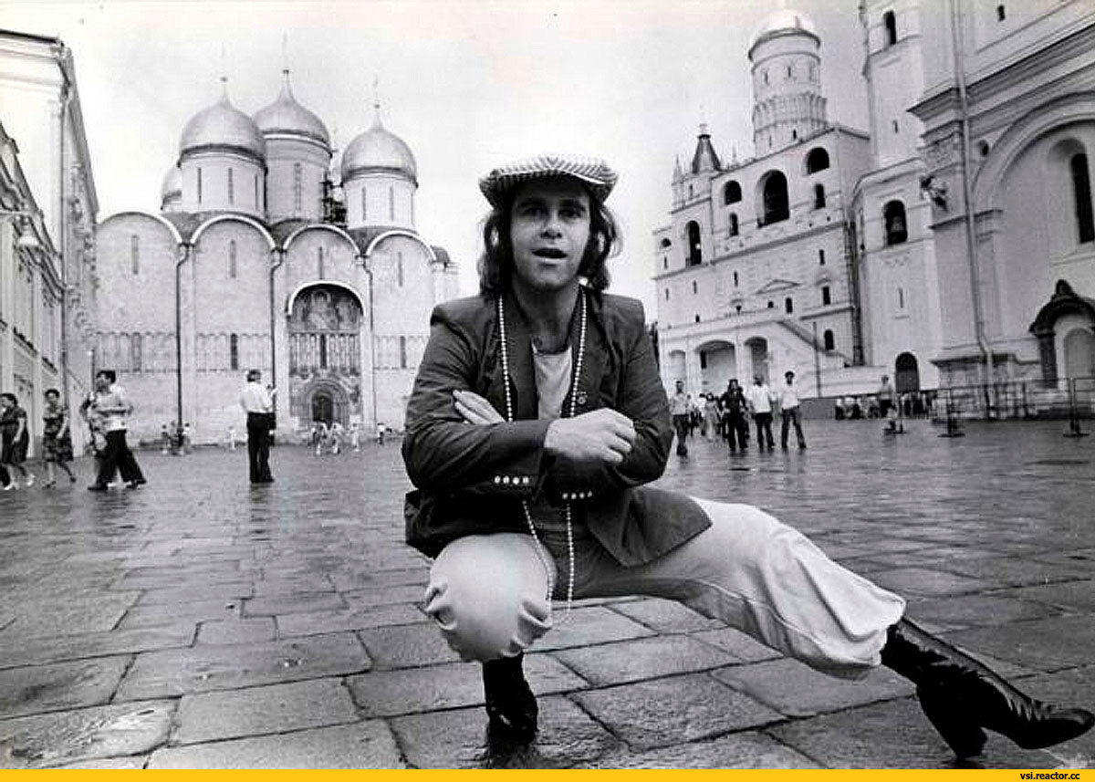 Elton John in Moskau. 1979.