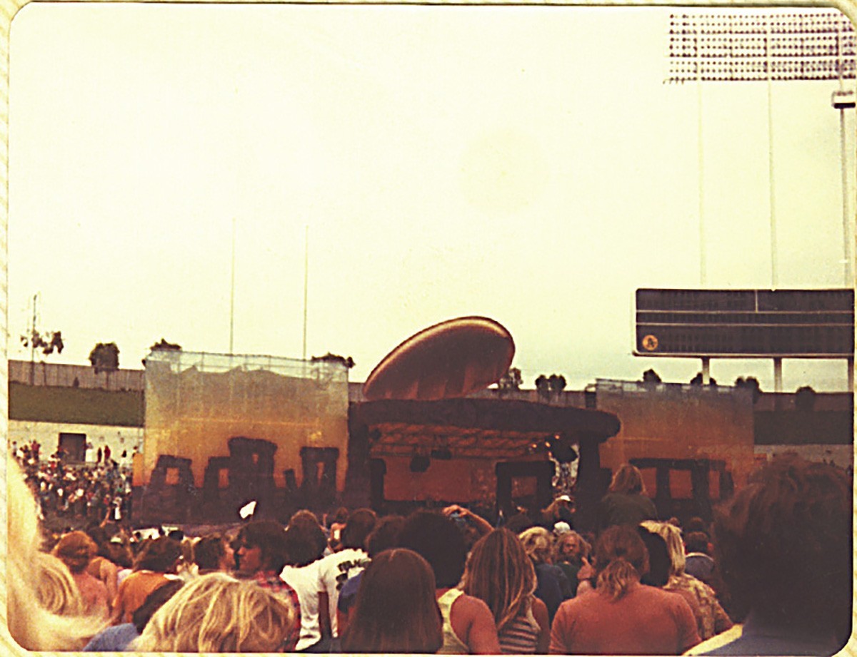 Led Zeppelin, Окленд Калифорния. Фото Стивена Крозье 24 Июля 1977 Года