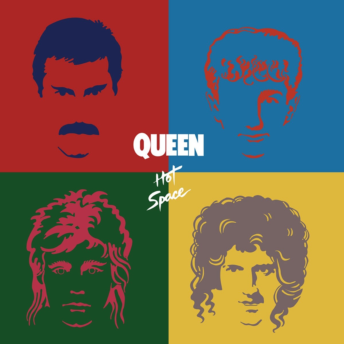 Couverture de l'album "Hot Space" de Queen