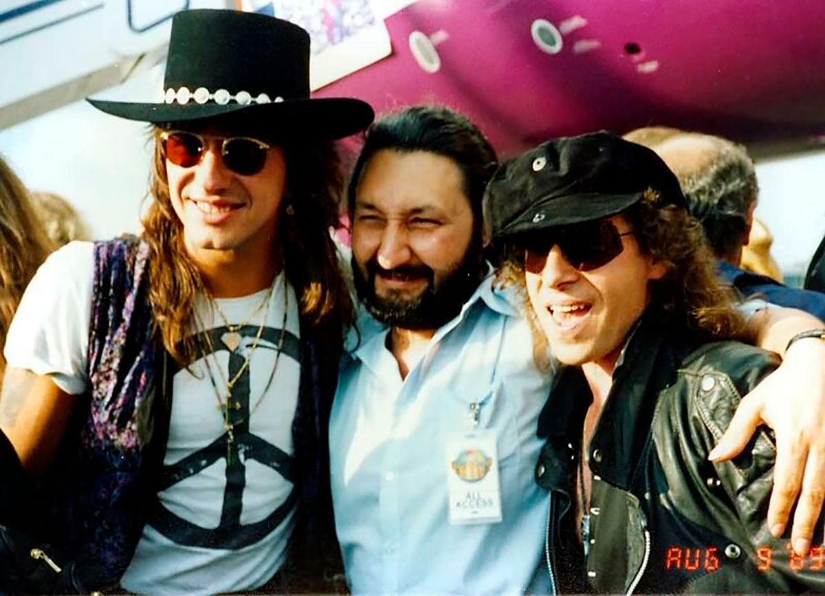 Stas Namin, Klaus Meine of the Scorpions, Richard Sambora of Bon Jovi.