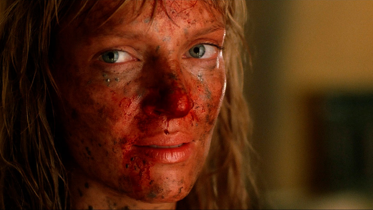 Uma Thurman. Frame from "Kill Bill"