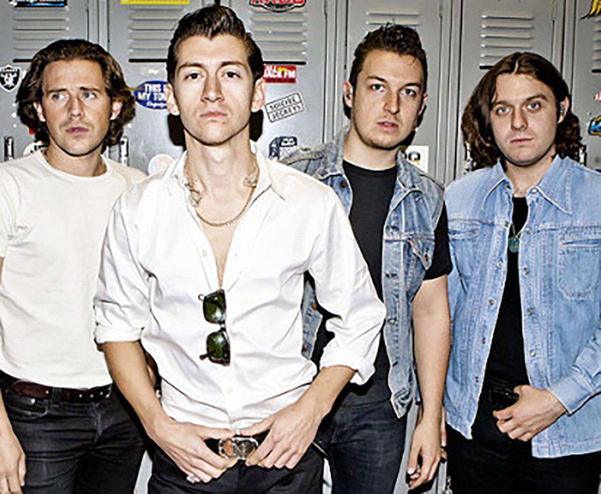 Le groupe de rock britannique Arctic Monkeys. Photo : arcticsmonkeygifs