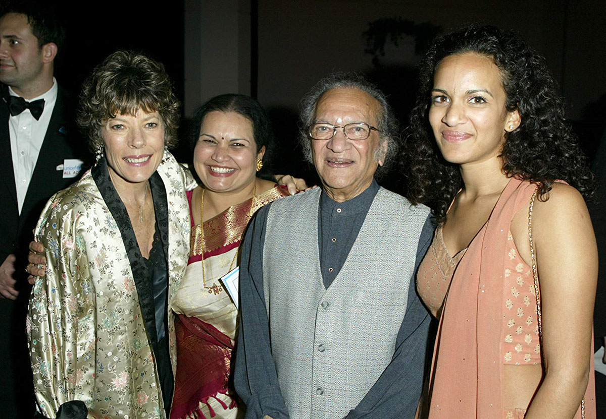 Рави Шанкар с семьей