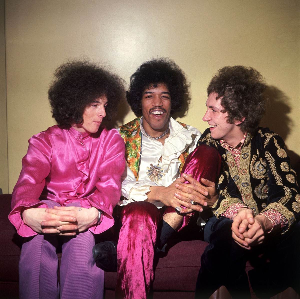 Jimi Hendrix, Noel Redding, Mitch Mitchell 1967