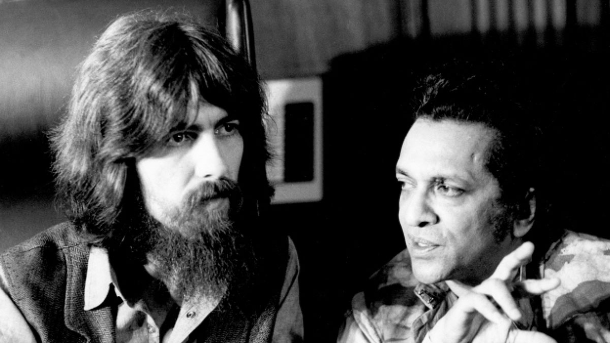 George Harrison et Ravi Shankar