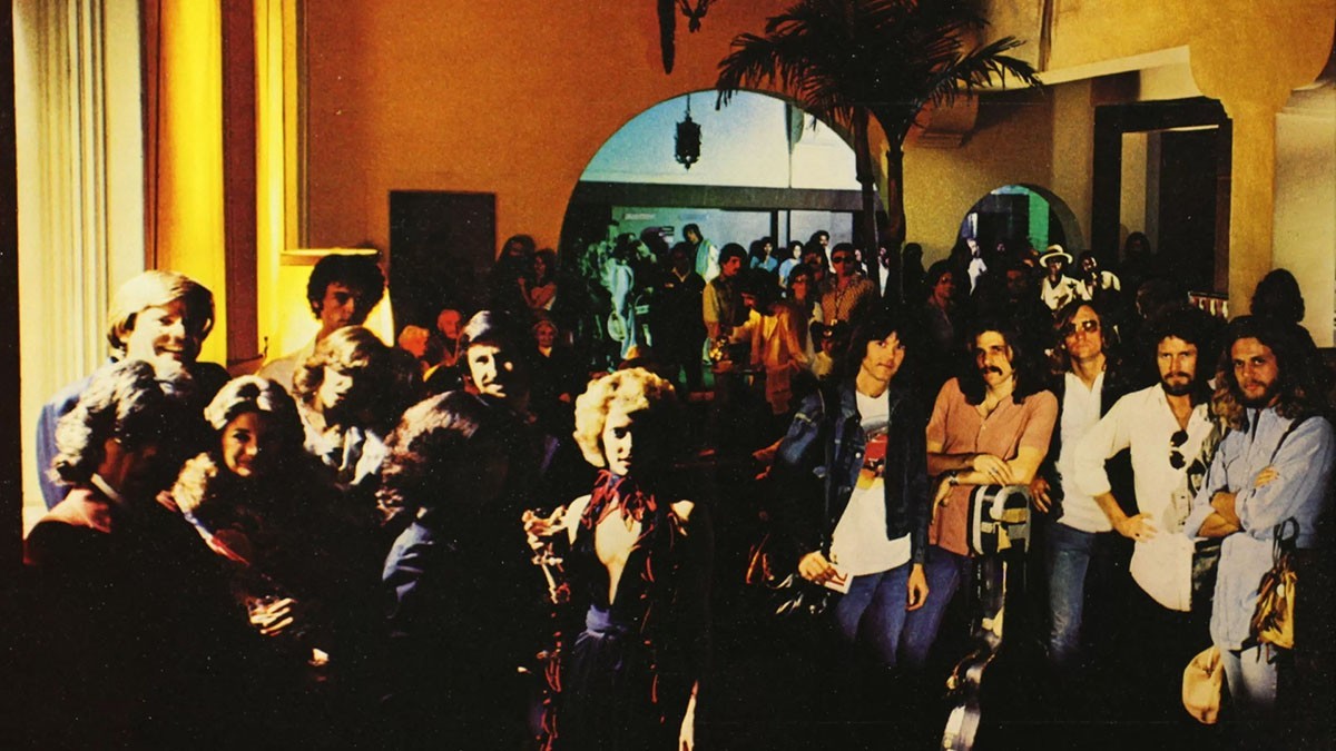 Internal photo from the disc "Hotel California"