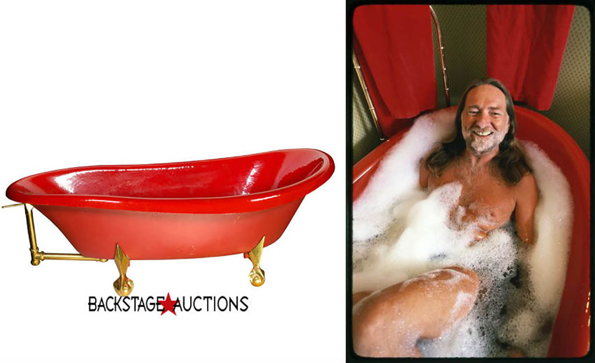Le bain rouge de Willie Nelson