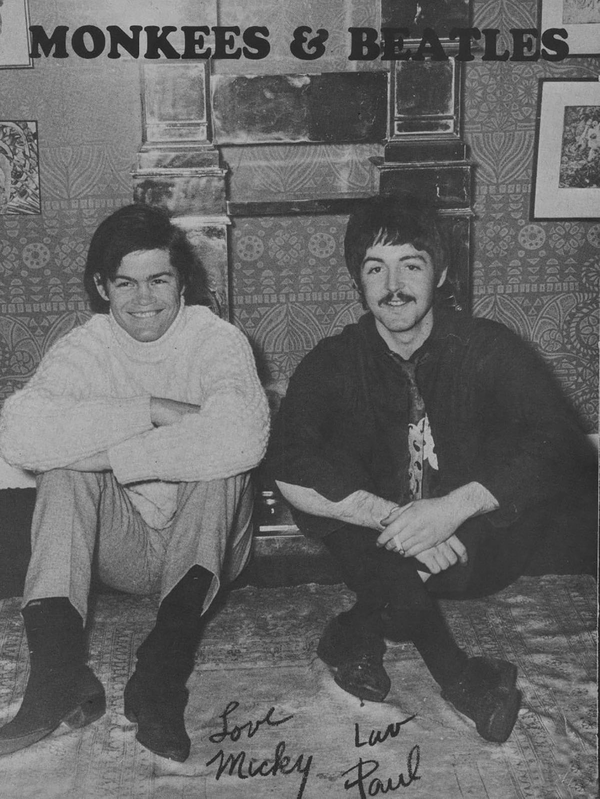 Mickey Dolenz y Paul McCartney