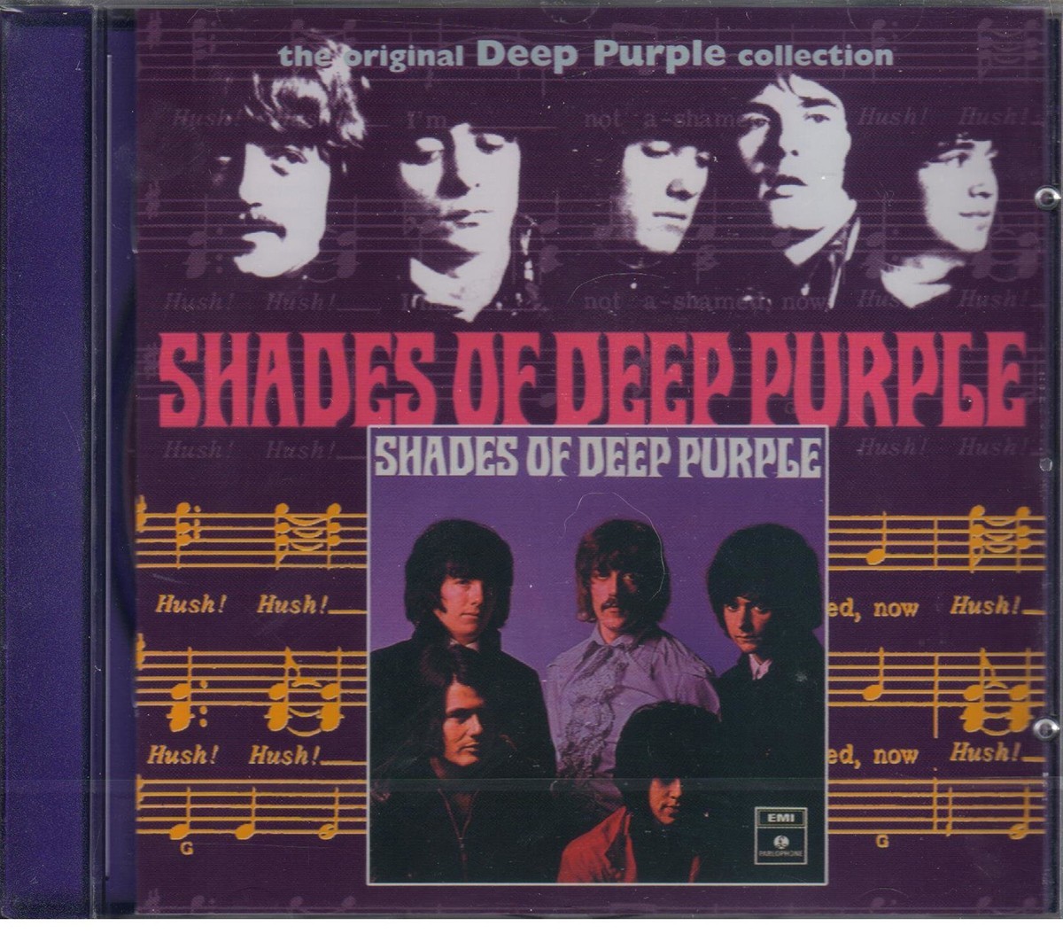 Обложка студийного альбома "Shades of Deep Purple", 1968