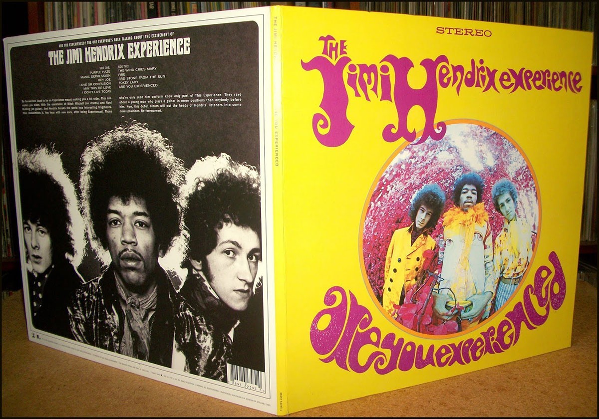 A capa de vinil Jimi Hendrix Experience
