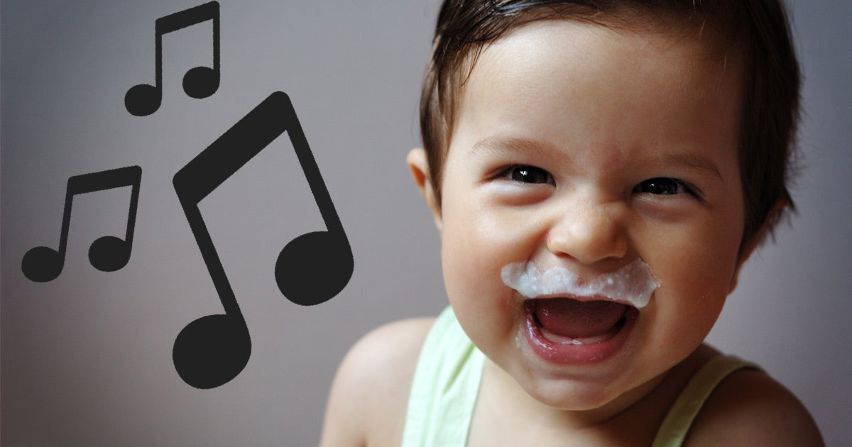 Cabecera de canciones divertidas para bebés