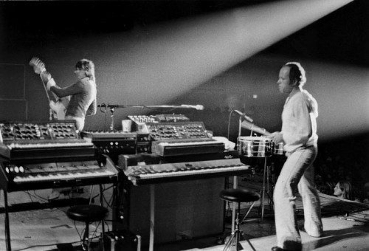 Jan Hammer often performed on the same stage with rock stars!