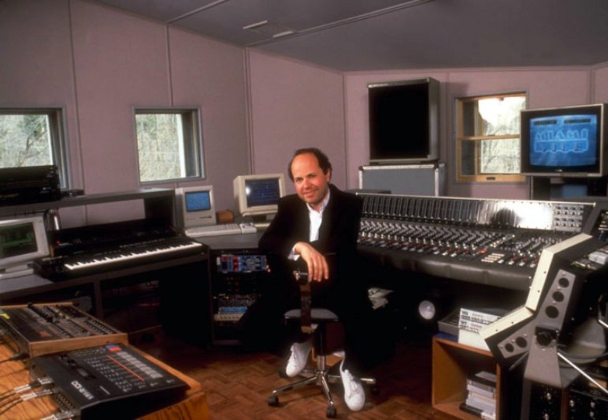 Jan Hammer in the studio