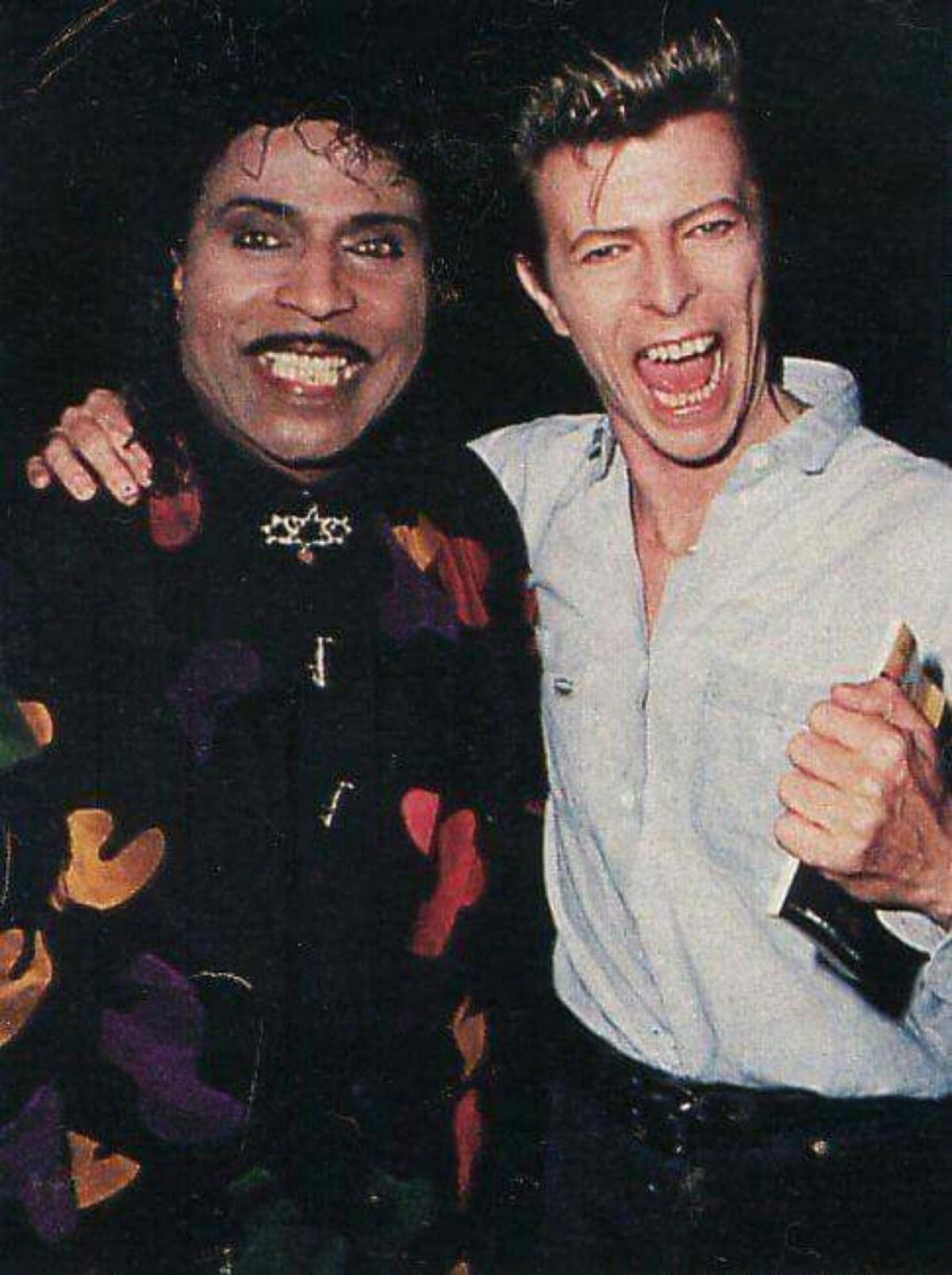 Little Richard and David Bowie