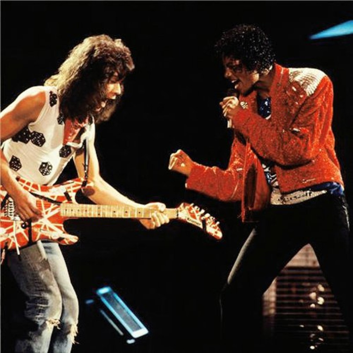 Eddie Van Halen and Michael Jackson!