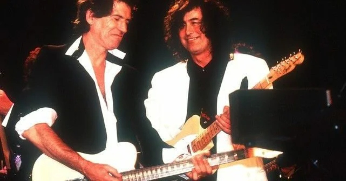 Con Jimmy Page...