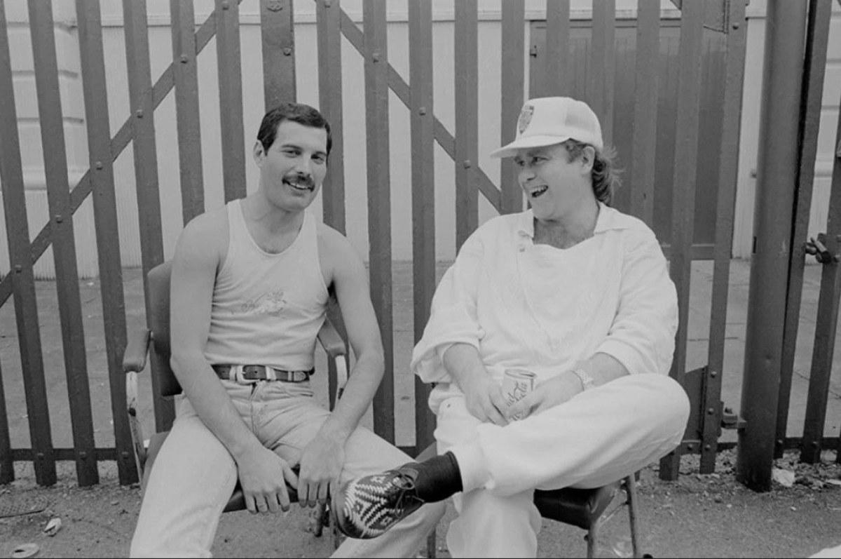 Freddie Mercury und Elton John
