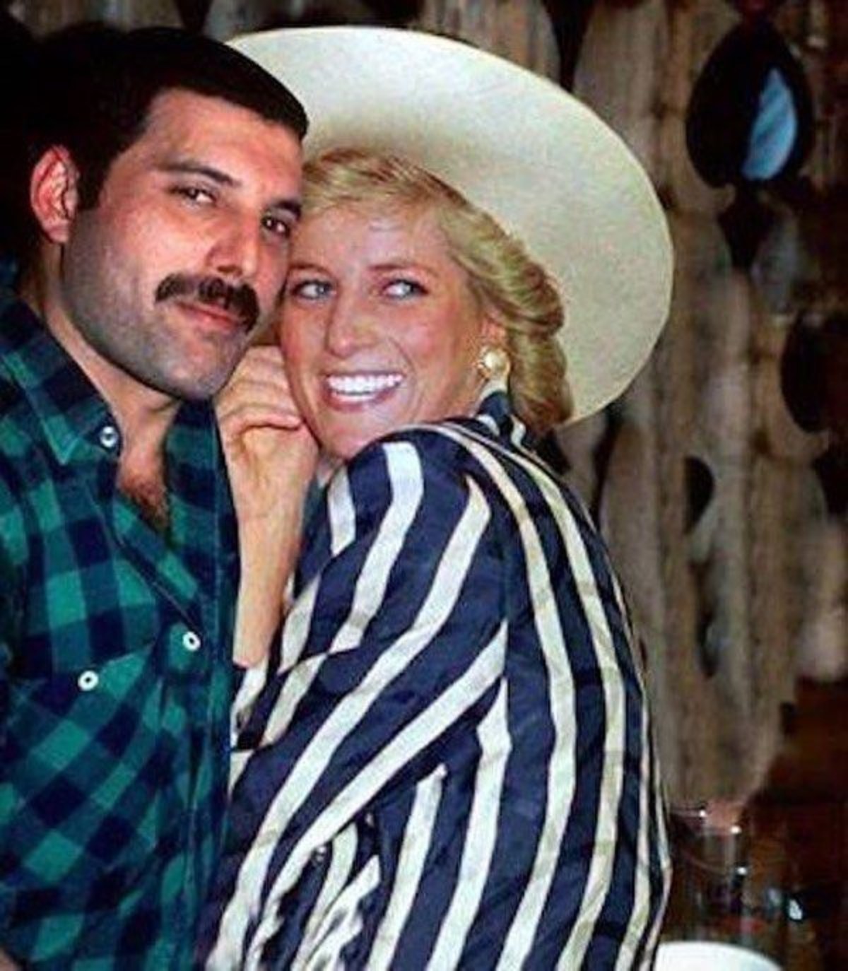 Freddie Mercury et la Princesse Diana