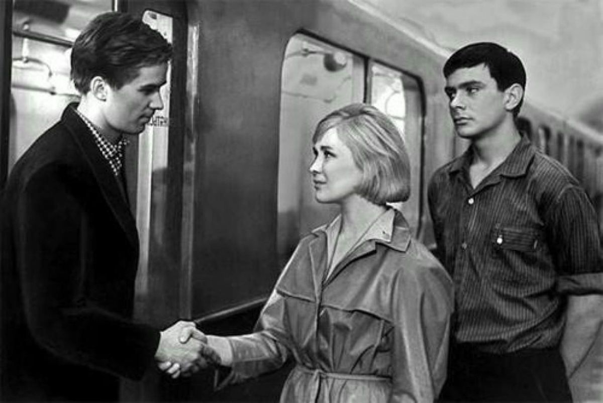 Ein Standbild aus dem Film "Ich spaziere durch Moskau".